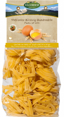 Eggerhof Südtiroler Eierteig Bandnudeln "Tagliatelle" Eggerhof Südtiroler Eierteig Bandnudeln "Tagliatelle"