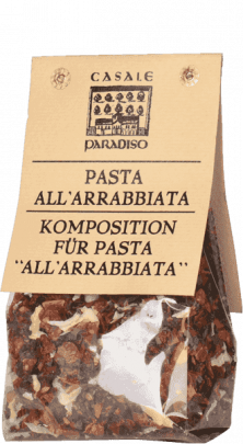Gewürzmischung für Pasta all'arrabbiata Casale Paradiso 100g Gewürzmischung für Pasta all'arrabbiata Casale Paradiso 100g