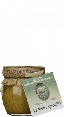 Grüne Oliven-Paste Frantoio di Sant'Agata d'Oneglia 90g Grüne Oliven-Paste Frantoio di Sant'Agata d'Oneglia 90g