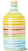 Antico Frantoio Muraglia Keramikflasche Arcobaleno Regenbogen Olio Extra Vergine di Oliva Fruttato Medio 500 ml
