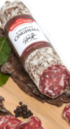 Salame cinghiale Macelleria Falorni - Salami mit Wildschwein Salame cinghiale Macelleria Falorni - Salami mit Wildschwein