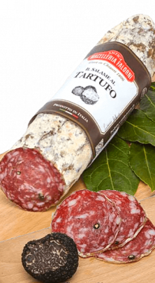 Salame al Tartufo Macelleria Falorni - Salami mit Trüffel Salame al Tartufo Macelleria Falorni - Salami mit Trüffel