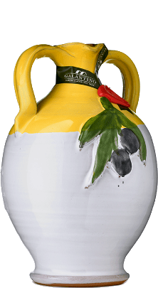 Frantoio Galantino Olio Extra Vergine di Oliva Tonkrug Cincinnati Keramikflasche 500ml