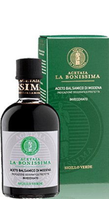 La Bonissima Sigillo VERDE Invecchiato Aceto Balsamico di Modena IGP La Bonissima Sigillo VERDE Invecchiato Aceto Balsamico di Modena IGP