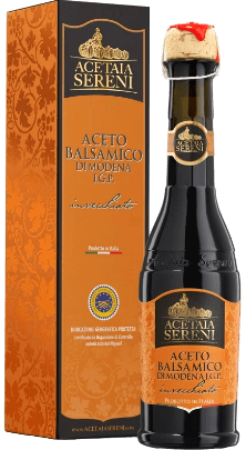 Acetaia Sereni Aceto Balsamico di Modena IGP Invecchiato Etichetta Arancione CILIEGIO