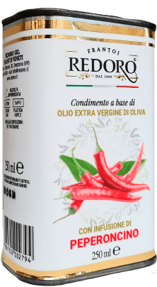 Frantoi Redoro Condimento a base di Olio Extra Vergine con Peperoncino - mit Chili