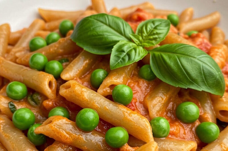 Cremige proteinreiche Sauce für Pasta (bestes Rezept)