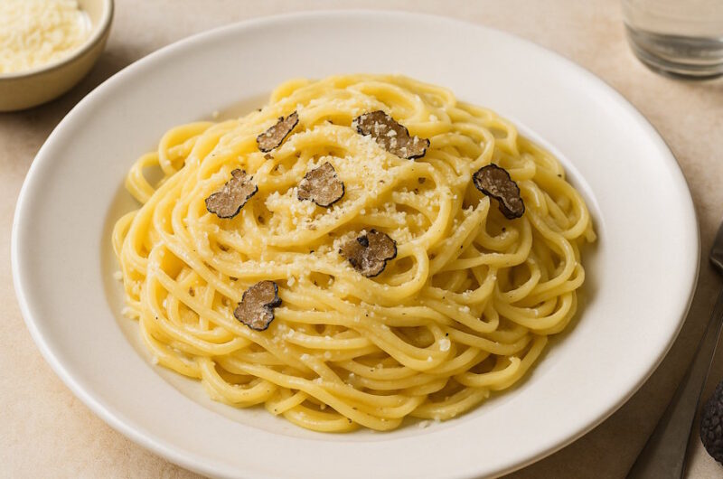 Pasta mit Trüffelbutter und Parmesan - einfach italienisch