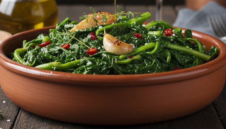 Friarielli Napoletana – Original neapolitanisches Rezept für würzige Broccoli Rape aus Kampanie Friarielli Napoletana leckere Brokkolie Rape