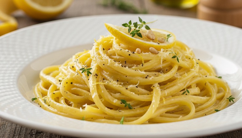 Tagliolini Limone – Original italienisches Rezept mit Zitrone aus Amalfi Tagliolini Limone ein delikates Gericht