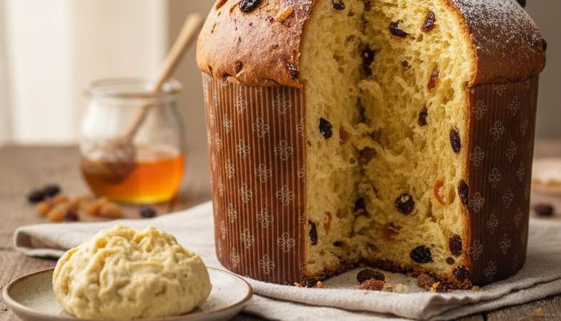 Panettone Rezept mit Lievito Madre – Das traditionelle Mailänder Weihnachtsgebäck Panettone Rezept mit Lievito Madre ein leckerer Kuchen